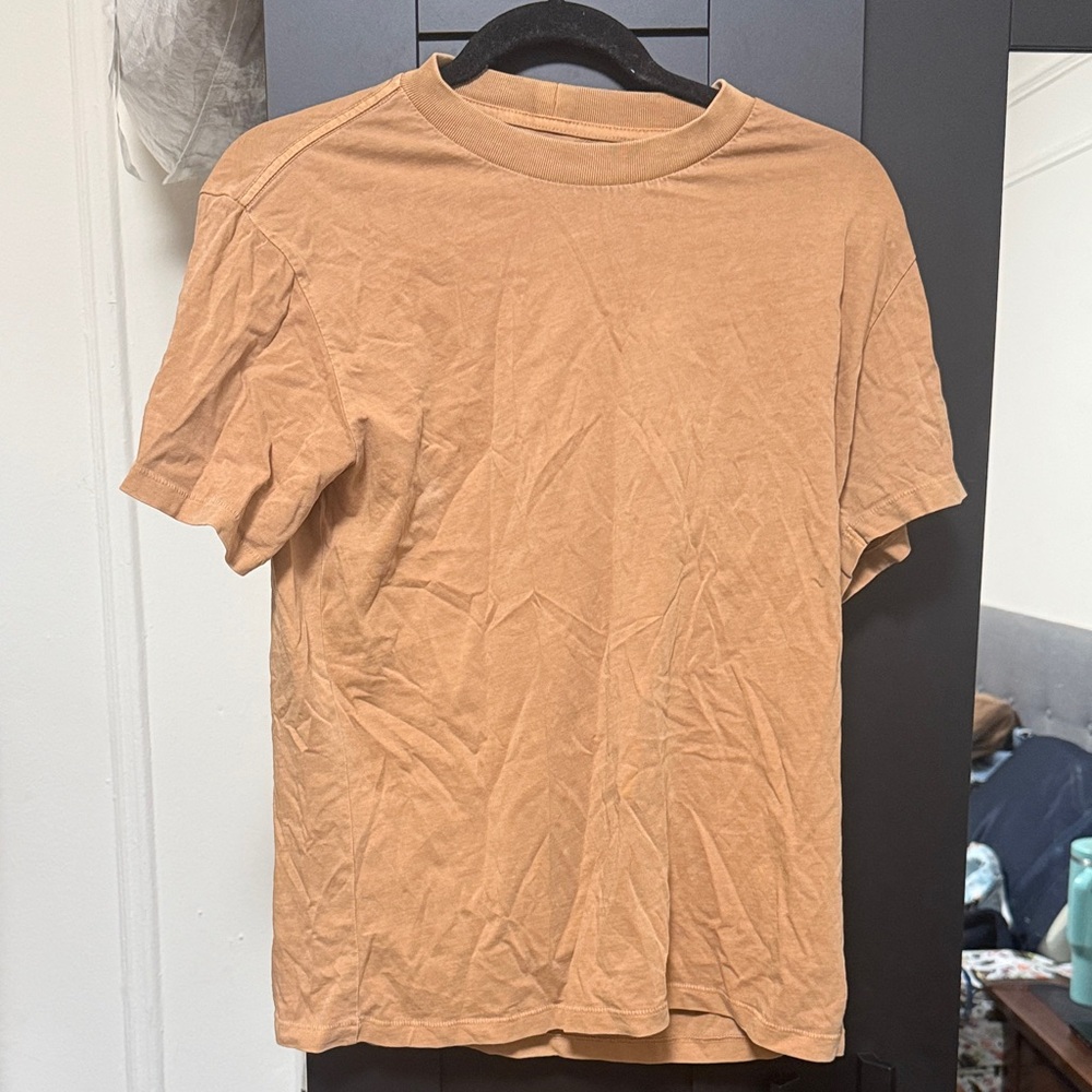 Anine Bing Light Brown Short Sleeve Tee